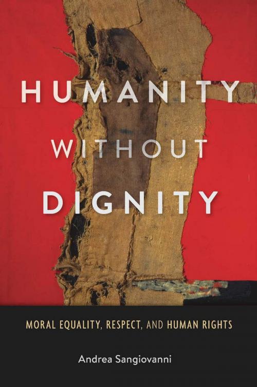 Cover of the book Humanity without Dignity by Andrea Sangiovanni, Harvard University Press