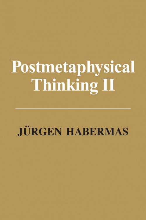 Cover of the book Postmetaphysical Thinking II by Jürgen Habermas, Wiley