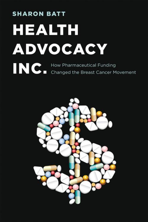Cover of the book Health Advocacy, Inc. by Sharon Batt, UBC Press