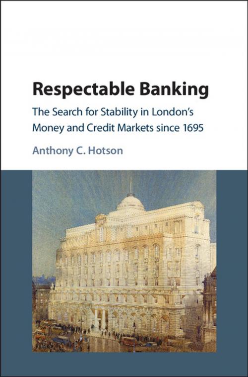 Cover of the book Respectable Banking by Anthony C. Hotson, Cambridge University Press