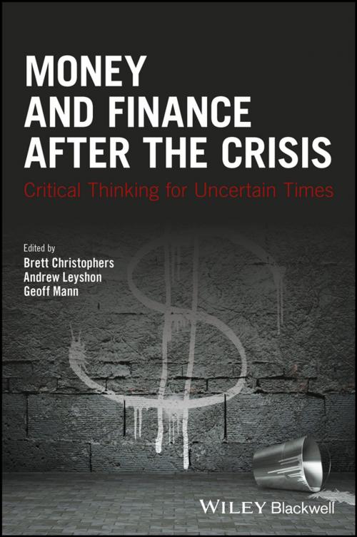 Cover of the book Money and Finance After the Crisis by , Wiley
