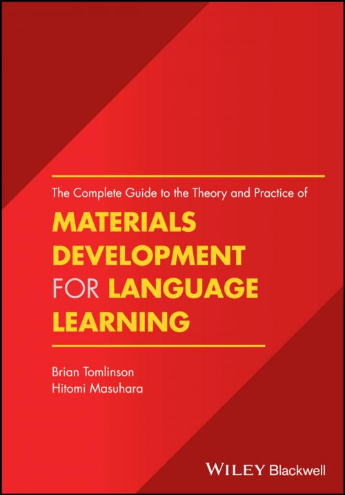 Cover of the book The Complete Guide to the Theory and Practice of Materials Development for Language Learning by Brian Tomlinson, Hitomi Masuhara, Wiley