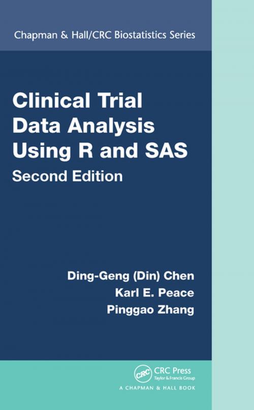 Cover of the book Clinical Trial Data Analysis Using R and SAS by Ding-Geng (Din) Chen, Karl E. Peace, Pinggao Zhang, CRC Press