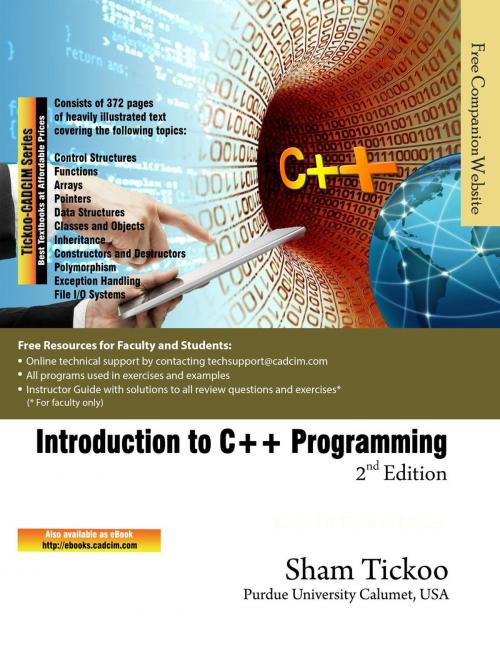 Cover of the book Introduction to C++ Programming by Prof Sham Tickoo, CADCIM Technologies