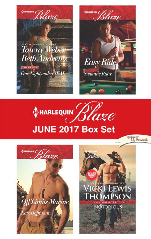 Cover of the book Harlequin Blaze June 2017 Box Set by Kate Hoffmann, Suzanne Ruby, Vicki Lewis Thompson, Harlequin