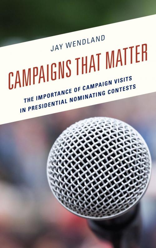 Cover of the book Campaigns That Matter by Jay Wendland, Lexington Books
