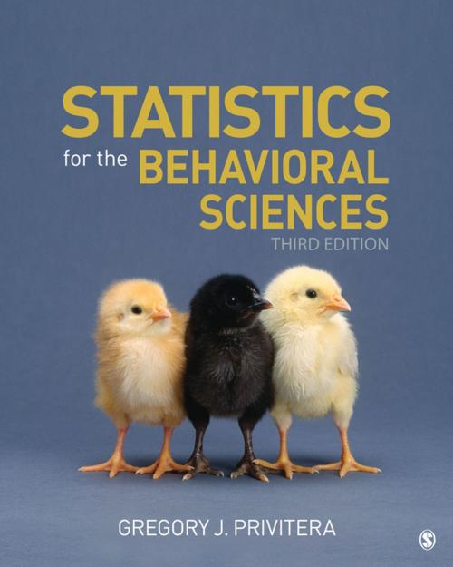 Cover of the book Statistics for the Behavioral Sciences by Dr. Gregory J. Privitera, SAGE Publications