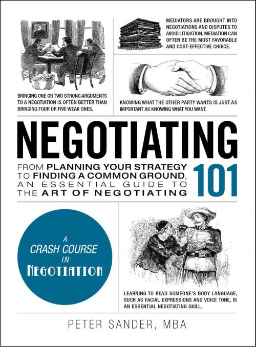 Cover of the book Negotiating 101 by Peter Sander, Adams Media