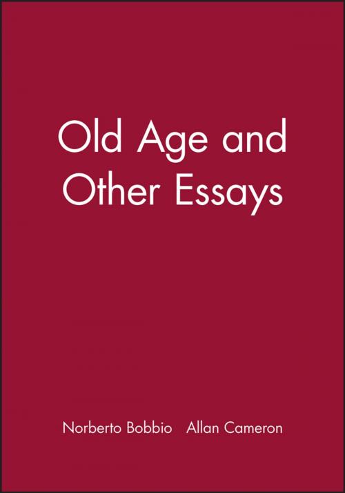 Cover of the book Old Age and Other Essays by Norberto Bobbio, Wiley