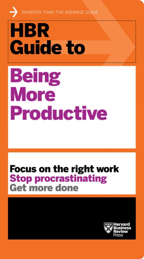 Cover of the book HBR Guide to Being More Productive (HBR Guide Series) by Harvard Business Review, Harvard Business Review Press