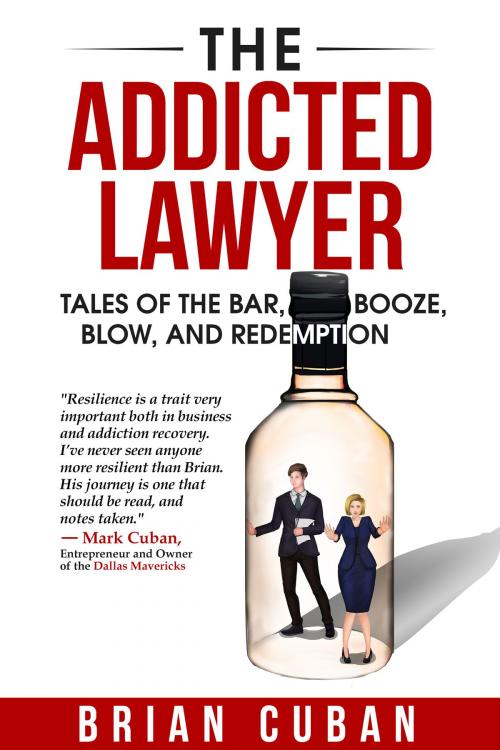 Cover of the book The Addicted Lawyer by Brian Cuban, Post Hill Press