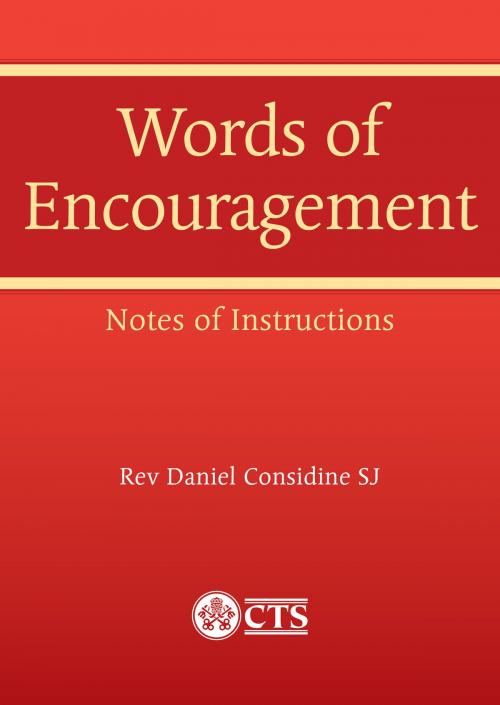Cover of the book Words of Encouragement from Sorrow to Joy by Rev Daniel Considine, SJ, Catholic Truth Society