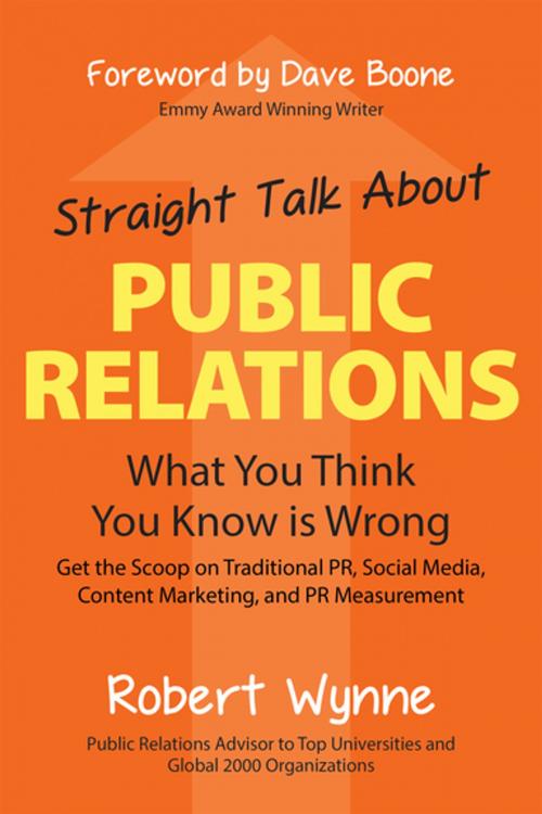 Cover of the book Straight Talk About Public Relations by Robert Wynne, Maven House