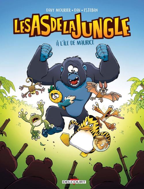 Cover of the book Les As de la jungle by Davy Mourier, Dav, Delcourt