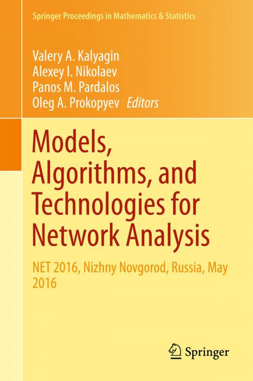 Cover of the book Models, Algorithms, and Technologies for Network Analysis by , Springer International Publishing