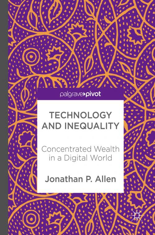 Cover of the book Technology and Inequality by Jonathan P. Allen, Springer International Publishing