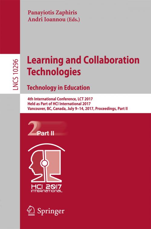 Cover of the book Learning and Collaboration Technologies. Technology in Education by , Springer International Publishing
