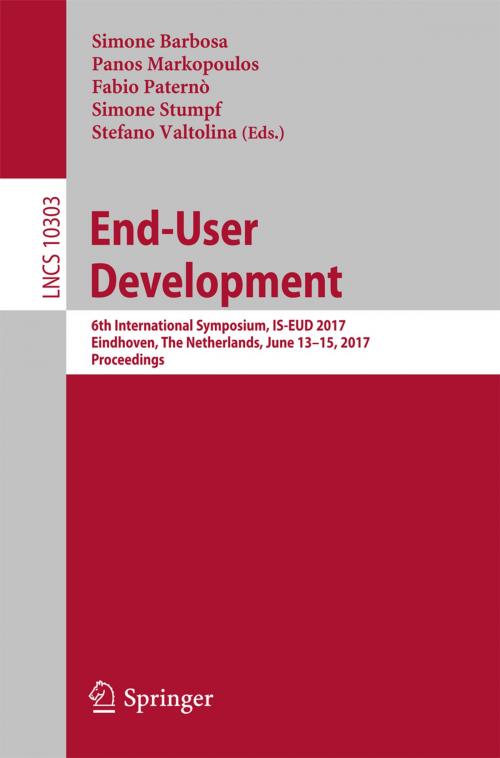 Cover of the book End-User Development by , Springer International Publishing