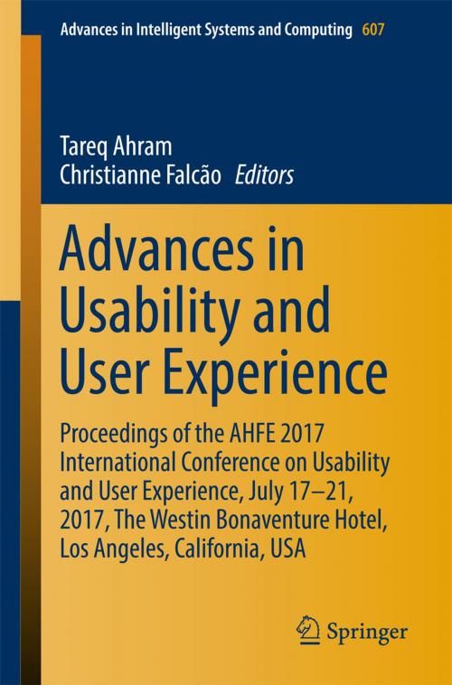 Cover of the book Advances in Usability and User Experience by , Springer International Publishing
