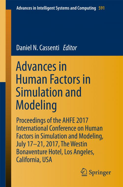 Cover of the book Advances in Human Factors in Simulation and Modeling by , Springer International Publishing