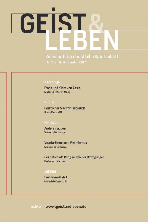 Cover of the book Geist & Leben 3/2017 by Christoph Benke, Echter