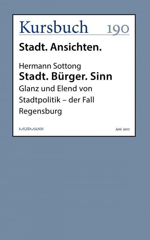 Cover of the book Stadt. Bürger. Sinn by Hermann Sottong, Kursbuch