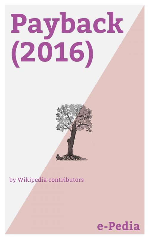 Cover of the book e-Pedia: Payback (2016) by Wikipedia contributors, e-Pedia