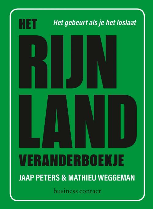 Cover of the book Het Rijnland veranderboekje by Jaap Peters, Mathieu Weggeman, Atlas Contact, Uitgeverij