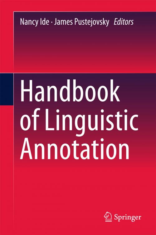 Cover of the book Handbook of Linguistic Annotation by , Springer Netherlands