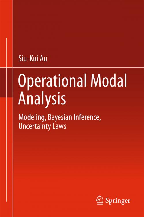 Cover of the book Operational Modal Analysis by Siu-Kui Au, Springer Singapore
