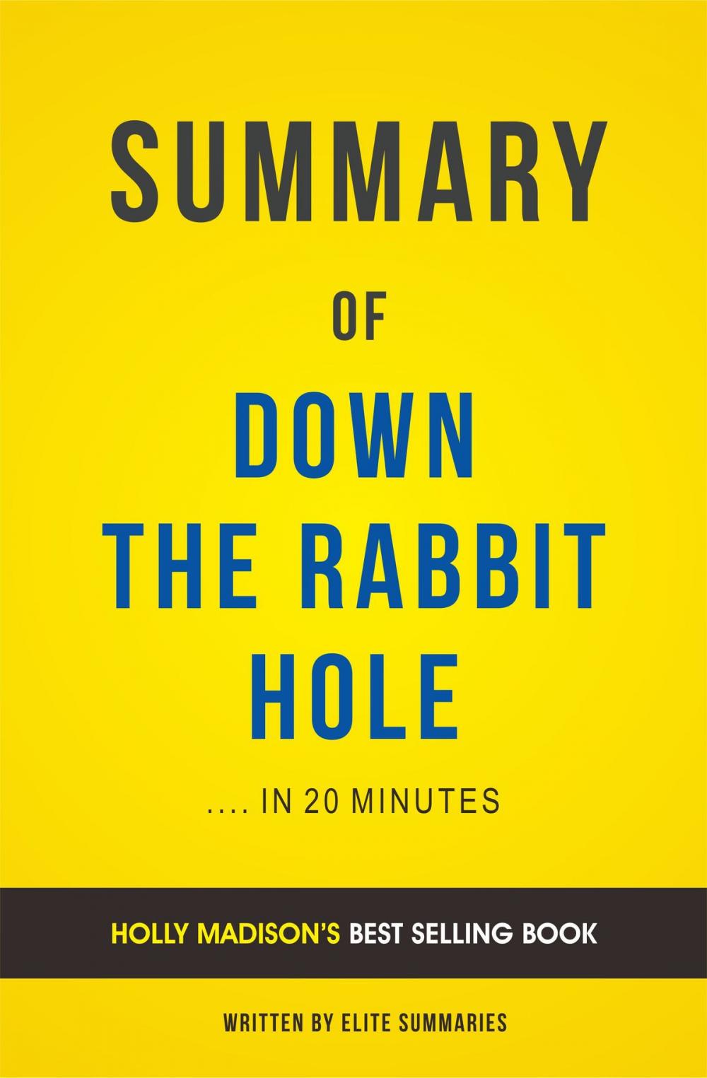 Big bigCover of Summary of Down The Rabbit Hole: by Holly Madison | Includes Analysis