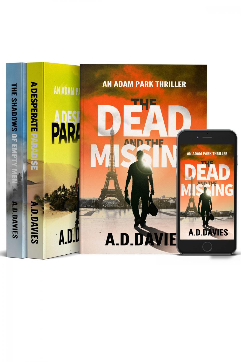 Big bigCover of Adam Park Thrillers - Books 1-3