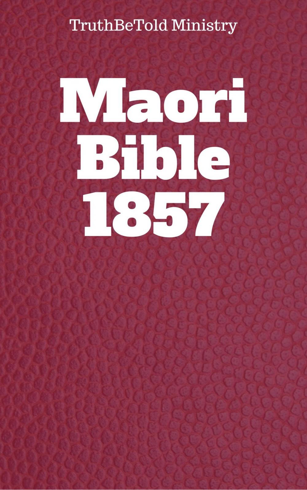 Big bigCover of Maori Bible 1857