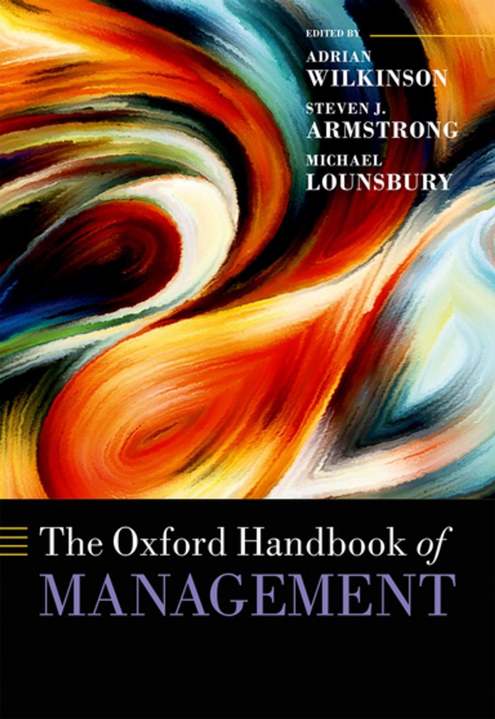 Big bigCover of The Oxford Handbook of Management