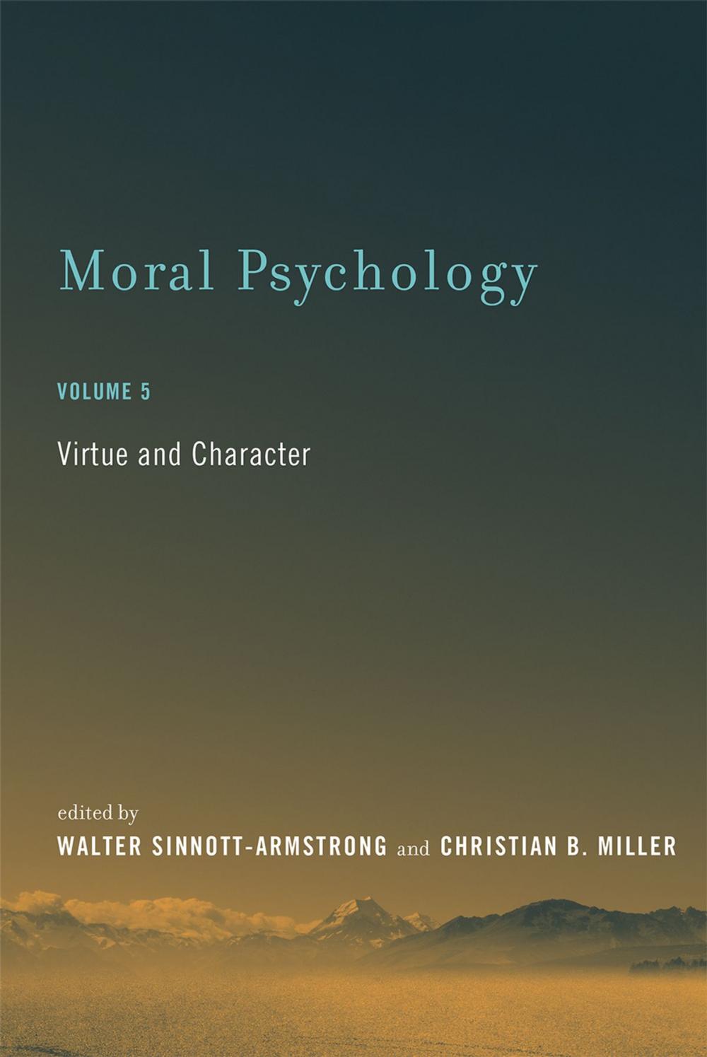 Big bigCover of Moral Psychology