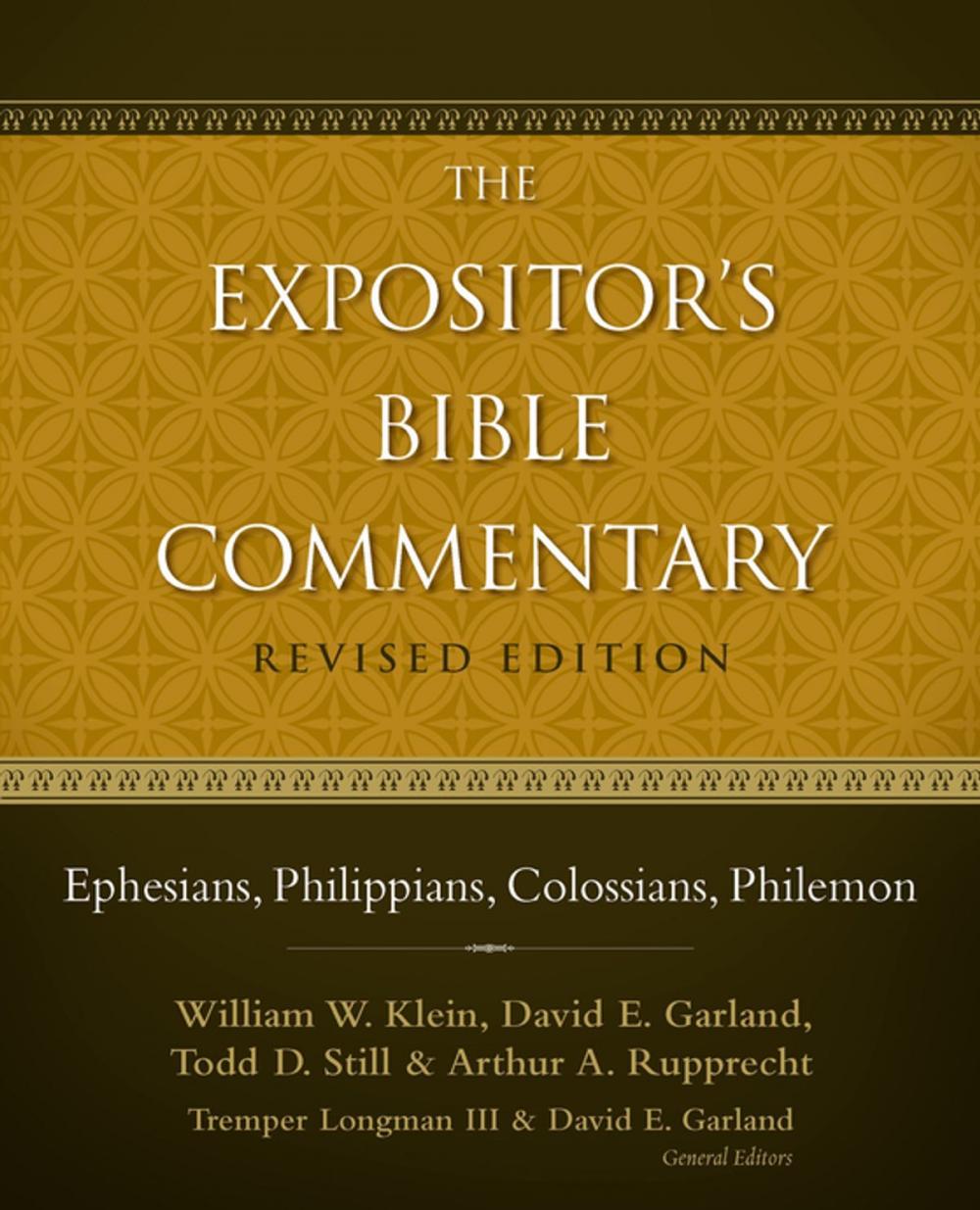 Big bigCover of Ephesians, Philippians, Colossians, Philemon