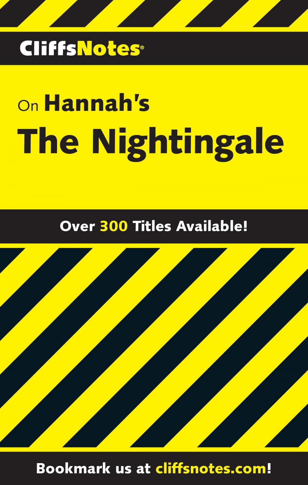 Big bigCover of CliffsNotes on Hannah's The Nightingale