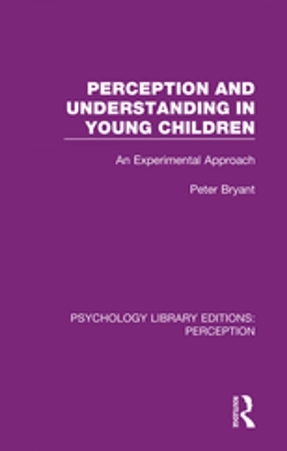 Big bigCover of Perception and Understanding in Young Children