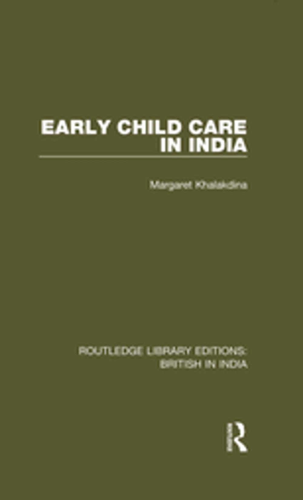 Big bigCover of Early Child Care in India