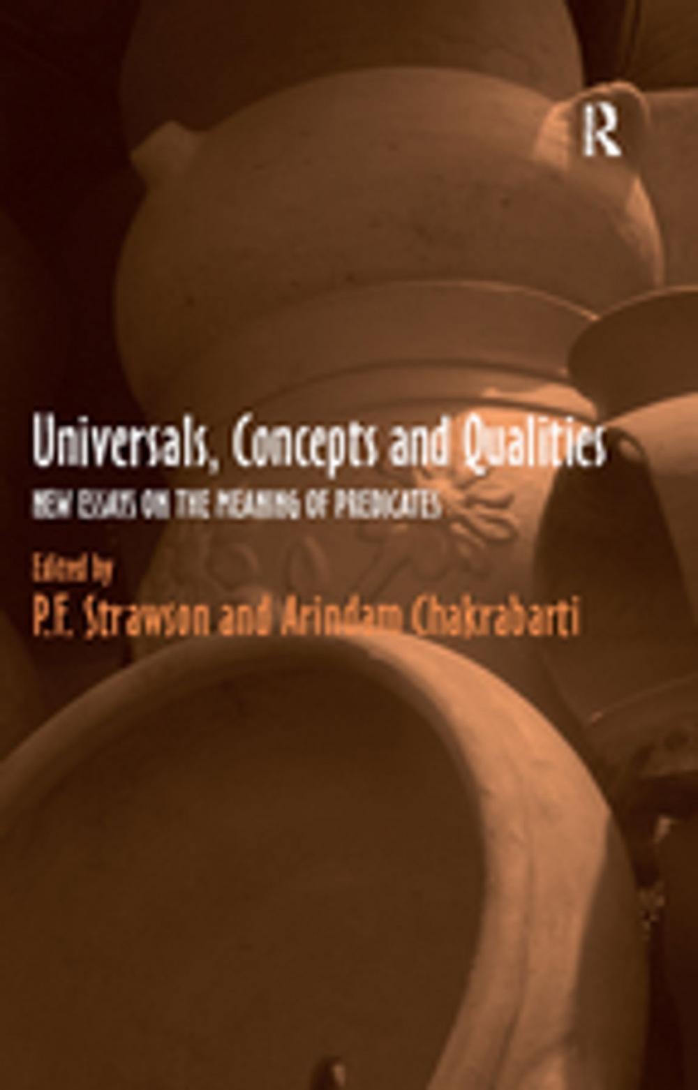 Big bigCover of Universals, Concepts and Qualities