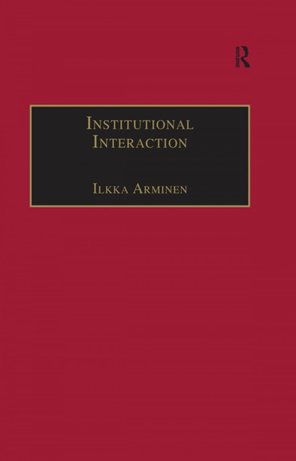 Big bigCover of Institutional Interaction