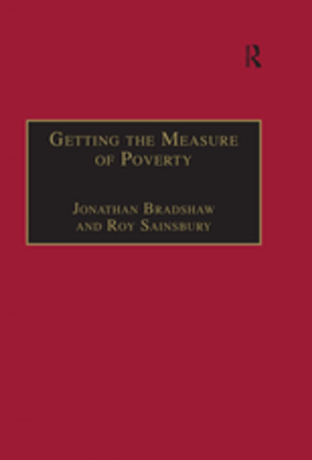 Big bigCover of Getting the Measure of Poverty