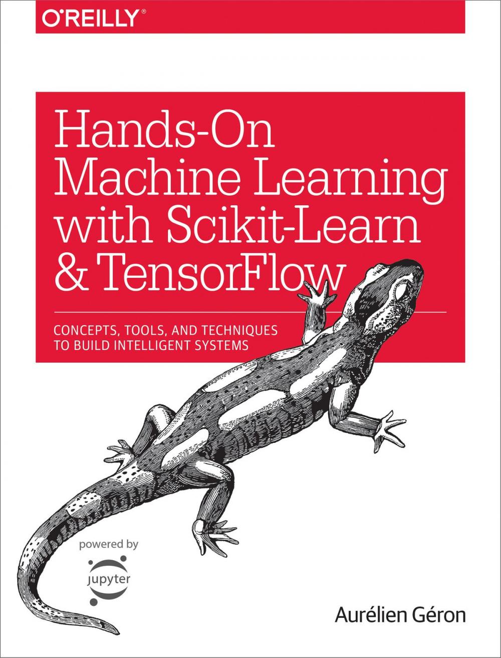 Big bigCover of Hands-On Machine Learning with Scikit-Learn and TensorFlow