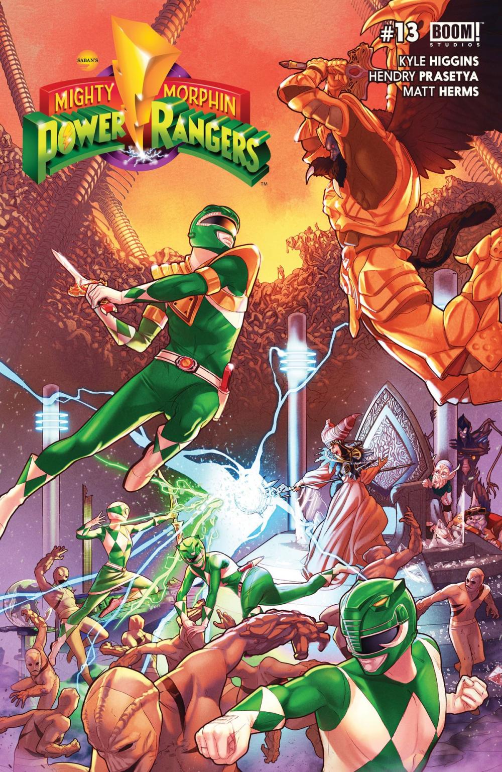 Big bigCover of Mighty Morphin Power Rangers #13