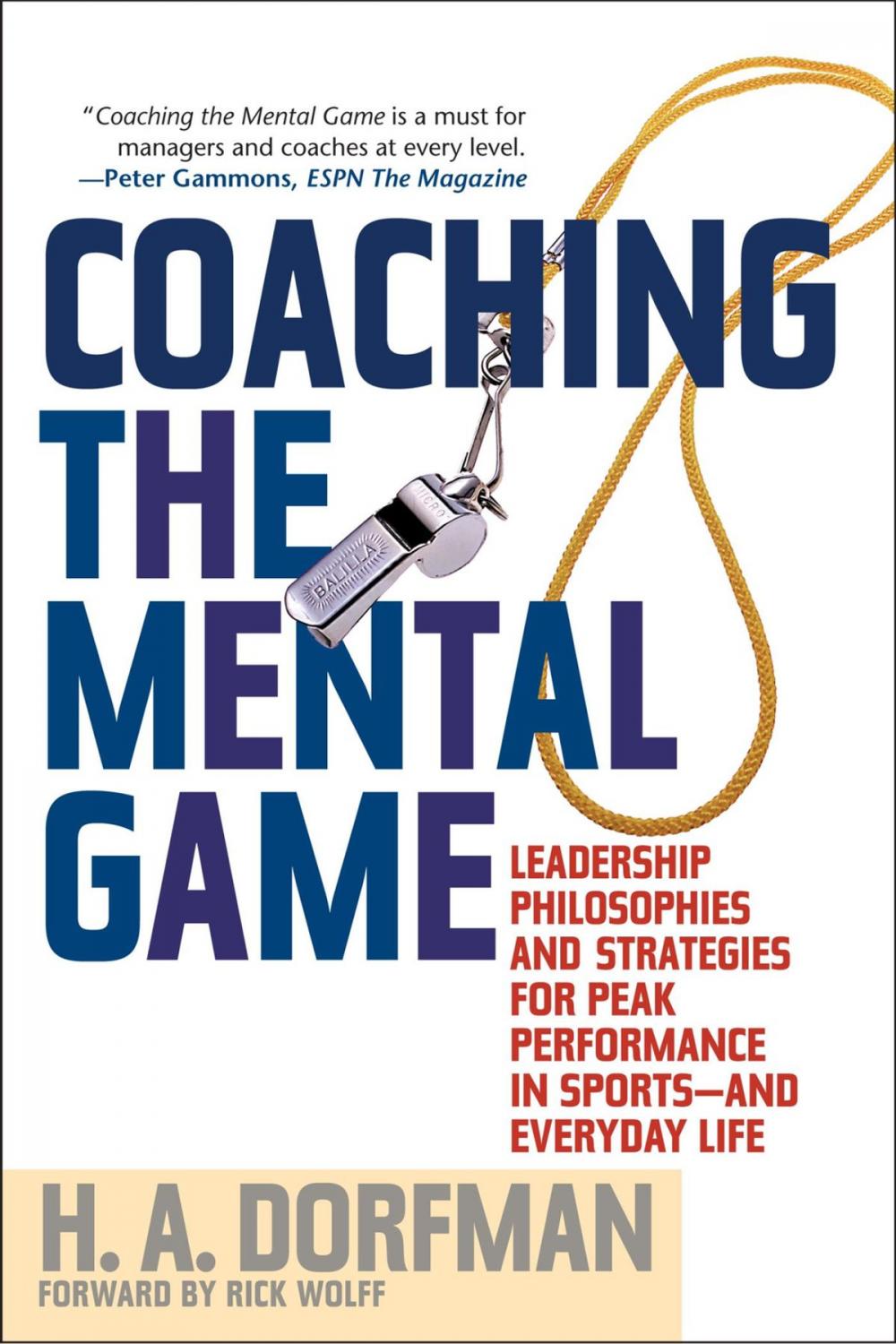 Big bigCover of Coaching the Mental Game