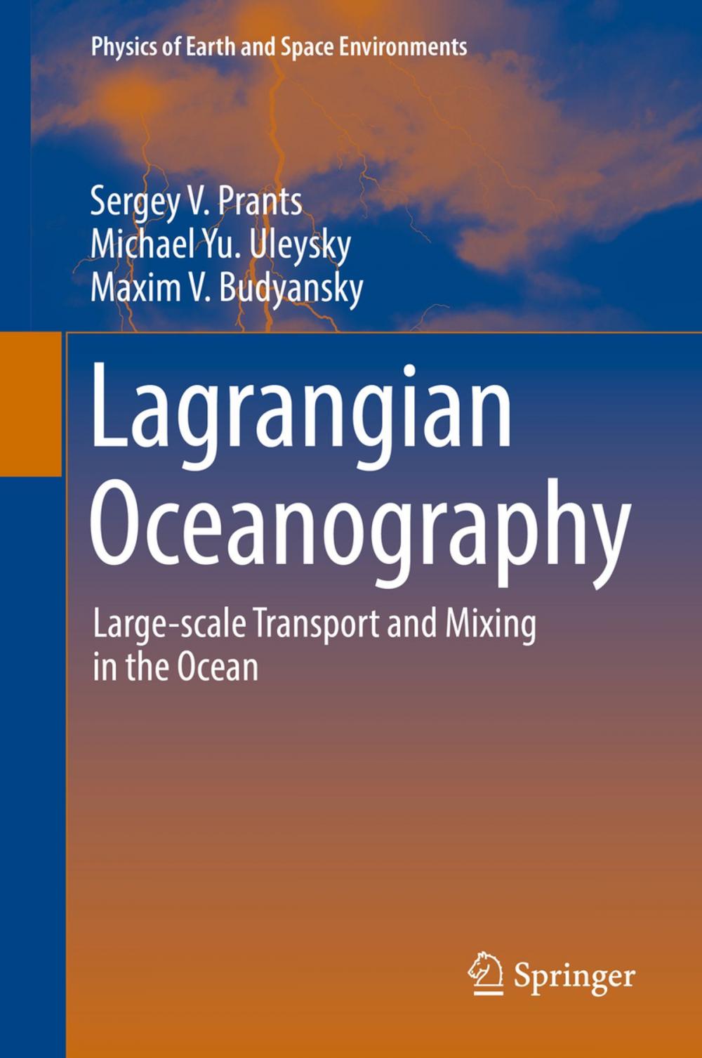 Big bigCover of Lagrangian Oceanography