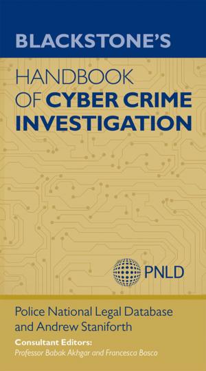 Book cover of Blackstone's Handbook of Cyber Crime Investigation