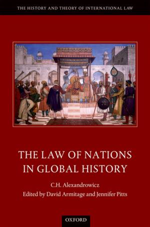 Cover of the book The Law of Nations in Global History by Rachel A. Epstein