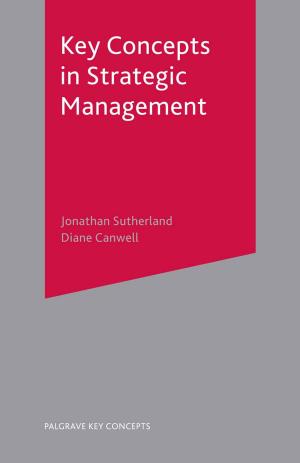 Cover of the book Key Concepts in Strategic Management by William Shin