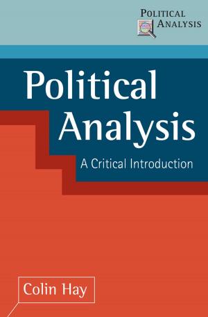 Cover of the book Political Analysis by Nicholas Marsh